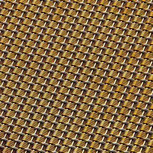 malla metálica decorativa