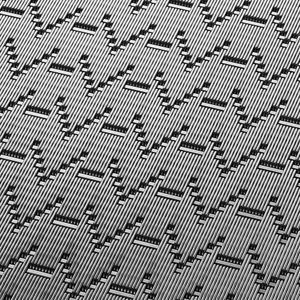 malla metálica decorativa