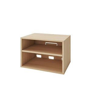 estantería modular / contemporánea / de madera lacada / de roble