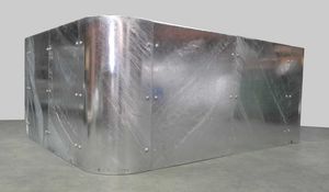 jardinera de acero galvanizado