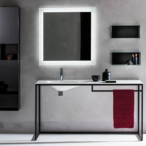 consola para lavabo de metal