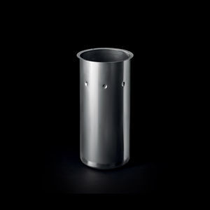 cubo de basura de acero inoxidable