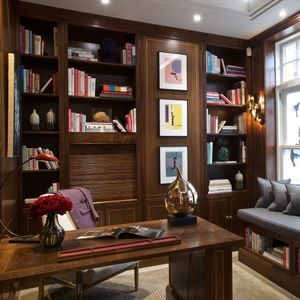 biblioteca de pared