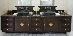 mueble de lavabo doble
