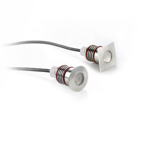 foco empotrable / de exterior / LED / cuadrado