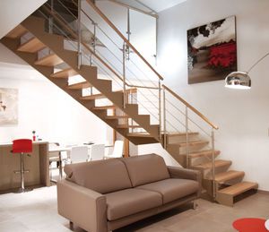 escalera en L