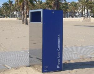 cubo de basura público