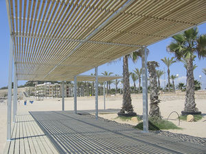 pérgola de montaje superficial