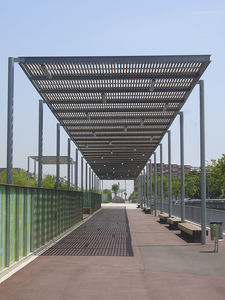 pérgola de montaje superficial