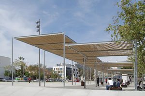 pérgola de montaje superficial