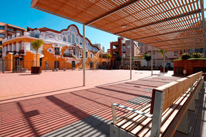 pérgola de montaje superficial