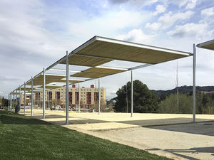 pérgola de montaje superficial