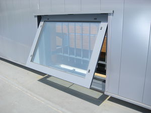 trampilla de ventilación de vidrio