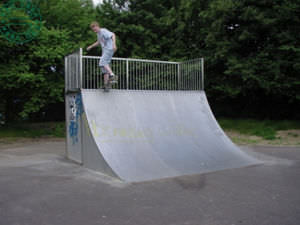 quarter pipe para skatepark