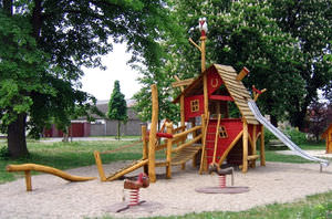 estación de juego para parque infantil