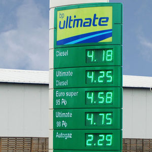 panel indicador de exterior