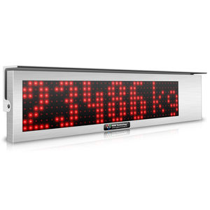 panel indicador de pared / de exterior / monolínea / LED