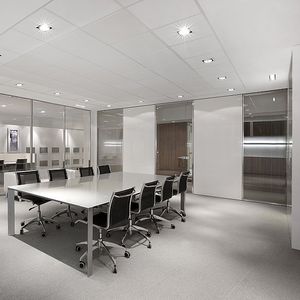 tabique amovible / modular / acristalado / para oficina