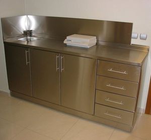 cocina profesional de acero inoxidable