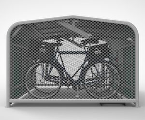marquesina para bicicletas de acero
