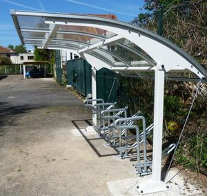 marquesina para bicicletas modular