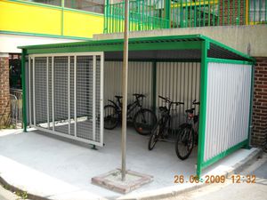 marquesina para bicicletas segura