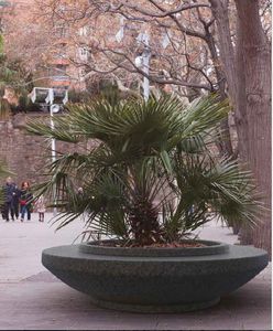jardinera de hormigón