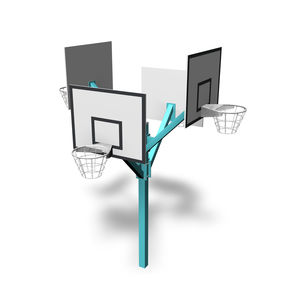 tablero de baloncesto de metal