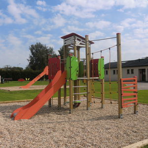 estación de juego para parque infantil / para espacio público / de acero inoxidable / de aluminio
