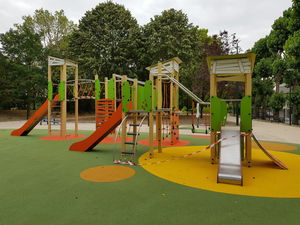 estación de juego para parque infantil
