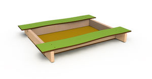 cajón de arena para parque infantil
