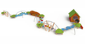 recorrido de obstáculos para parque infantil