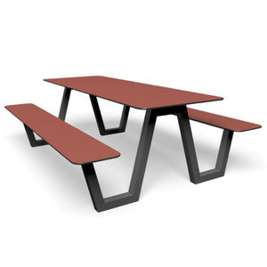mesa de pícnic de diseño minimalista