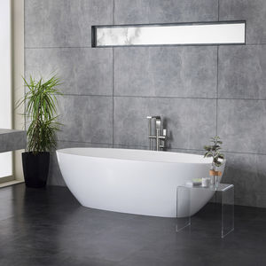 bañera ovalada