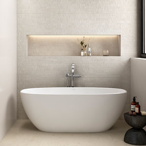 bañera ovalada