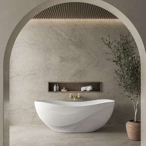 bañera ovalada