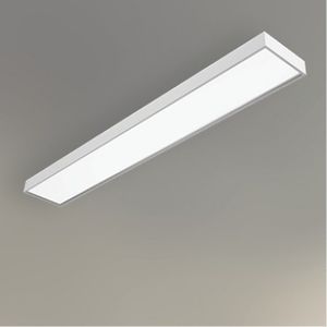 luminaria montada en superficie / LED / lineal / de chapa de acero