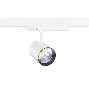 iluminación sobre riel LED / redonda / de aluminio fundido / para el sector servicios