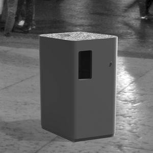 cubo de basura público