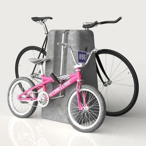 aparcabicis de suelo