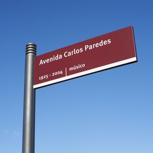 panel de señalización aluminio