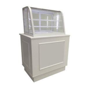 vitrina refrigerada de estantes