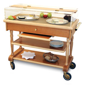 carrito de servicio / de jardín / para el sector servicios / refrigerado