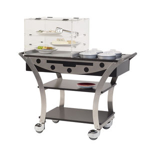 carrito de servicio / de jardín / para el sector servicios / refrigerado