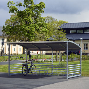 marquesina para bicicletas de acero