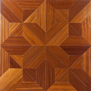 medallón de parquet macizo