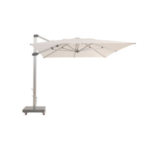 sombrilla lateral / de aluminio / de manivela / con iluminación integrada