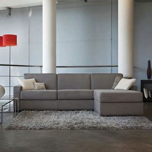 sofá de esquina / cama / contemporáneo / de tejido