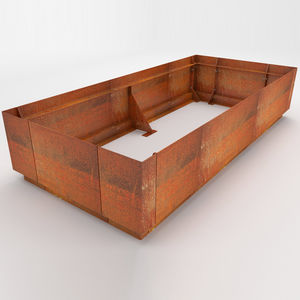 jardinera de acero COR-TEN®