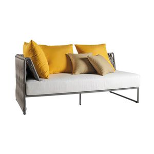 sofá modular / contemporáneo / de jardín / de tejido